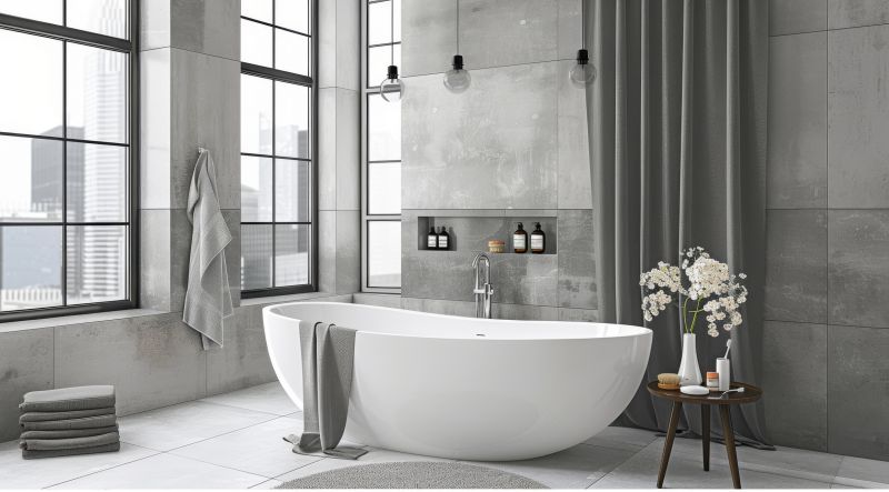Freestanding Modern Bathtub